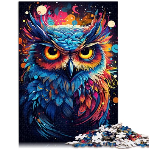1000-teiliges Puzzle für Erwachsene Planet Eule Stressabbau-Spielzeug 50 x 75 cm. Helfen Sie dem Gehirn süchtig machendes Spielzeug zu trainieren und Geduld zu fördern. von DLBHSG