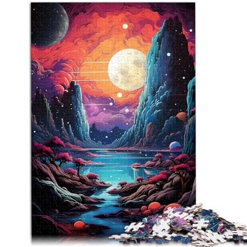 1000-teiliges Puzzle für Erwachsene Planetenlandschaft Spielzeug Denkspiel 50 x 75 cm einzigartige Heimdekoration und Geschenke für Teenager ab 14 Jahren von DLBHSG