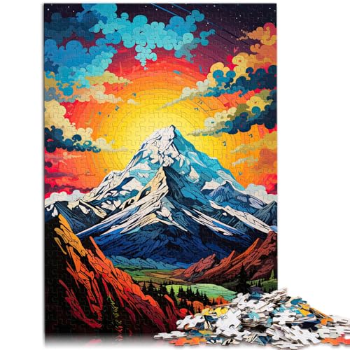 1000-teiliges Puzzle für Erwachsene Pop-Art-Berge-Puzzle Lernspiele 50 x 75 cm einzigartige Geburtstags- und Geschenkideen geeignet für Jugendliche ab 14 Jahren 1000-teiliges Puzzle für Erwachsene Pop-Art-Berge-Puzzle Lernspiele 50 x 75 cm einzigartige Geburtstags- und Geschenkideen geeignet für Jugendliche ab 14 Jahren von DLBHSG