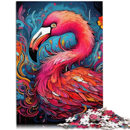 1000-teiliges Puzzle für Erwachsene Psychedelische Kunst Flamingo anspruchsvolles Spielspielzeug 26 x 38 cm Lernspiel für Geburtstag Weihnachten 1000-teiliges Puzzle für Erwachsene Psychedelische Kunst Flamingo anspruchsvolles Spielspielzeug 26 x 38 cm Lernspiel für Geburtstag Weihnachten von DLBHSG