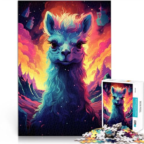 1000-teiliges Puzzle für Erwachsene Puzzle-Kunst Alpaka Lernspielzeug 50 x 75 cm geeignet als Schreibtischdekoration für Teenager ab 14 Jahren 1000-teiliges Puzzle für Erwachsene Puzzle-Kunst Alpaka Lernspielzeug 50 x 75 cm geeignet als Schreibtischdekoration für Teenager ab 14 Jahren von DLBHSG