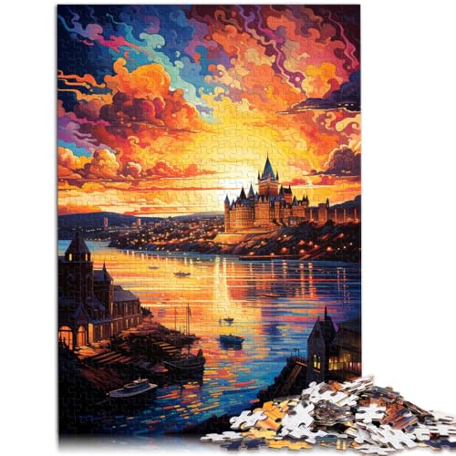 1000-teiliges Puzzle für Erwachsene Quebec City Familienunterhaltungsspielzeug 50 x 75 cm Lernspiel für Geburtstag Weihnachten 1000-teiliges Puzzle für Erwachsene Quebec City Familienunterhaltungsspielzeug 50 x 75 cm Lernspiel für Geburtstag Weihnachten von DLBHSG