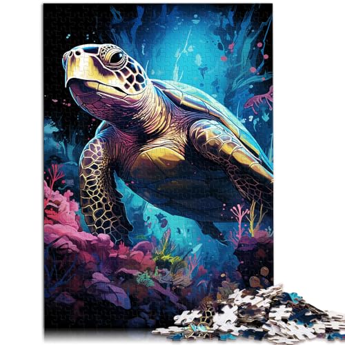 1000-teiliges Puzzle für Erwachsene Schildkröten 26 x 38 cm ganze Familie für Teenager ab 14 Jahren 1000-teiliges Puzzle für Erwachsene Schildkröten 26 x 38 cm ganze Familie für Teenager ab 14 Jahren von DLBHSG