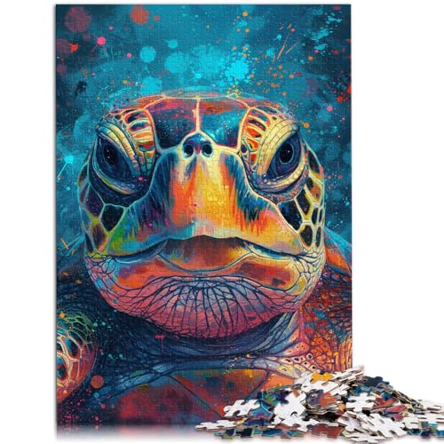 1000-teiliges Puzzle für Erwachsene Schildkröten-Quizspiel 26 x 38 cm Familienspiel zum Stressabbau schwierige Herausforderung für Teenager ab 14 Jahren 1000-teiliges Puzzle für Erwachsene Schildkröten-Quizspiel 26 x 38 cm Familienspiel zum Stressabbau schwierige Herausforderung für Teenager ab 14 Jahren von DLBHSG
