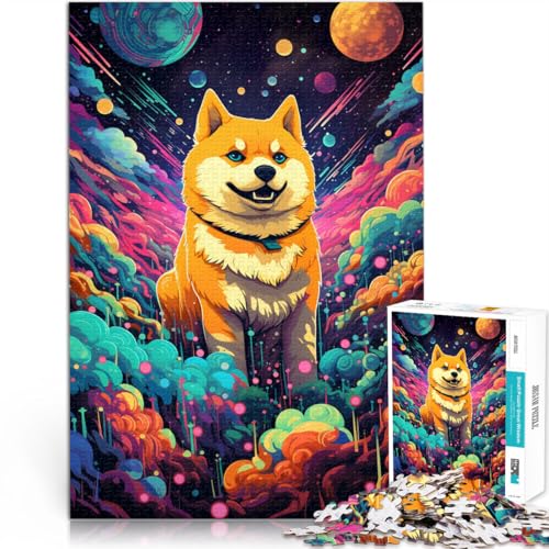 1000-teiliges Puzzle für Erwachsene Shiba Inu-Astronaut Quizspiel 50 x 75 cm zum Stressabbau schwierige Herausforderung für Teenager ab 14 Jahren 1000-teiliges Puzzle für Erwachsene Shiba Inu-Astronaut Quizspiel 50 x 75 cm zum Stressabbau schwierige Herausforderung für Teenager ab 14 Jahren von DLBHSG
