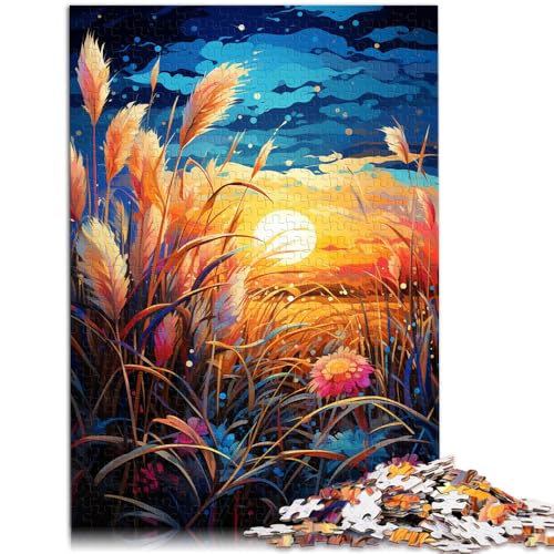 1000-teiliges Puzzle für Erwachsene Silbergras-Spiel Spielzeug 50 x 75 cm anspruchsvolles Spiel und Familienspiel für Kinder ab 14 Jahren von DLBHSG