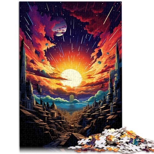1000-teiliges Puzzle für Erwachsene Sky City Quizspiel 26 x 38 cm Familienspiel zum Stressabbau schwierige Herausforderung für Teenager ab 14 Jahren 1000-teiliges Puzzle für Erwachsene Sky City Quizspiel 26 x 38 cm Familienspiel zum Stressabbau schwierige Herausforderung für Teenager ab 14 Jahren von DLBHSG