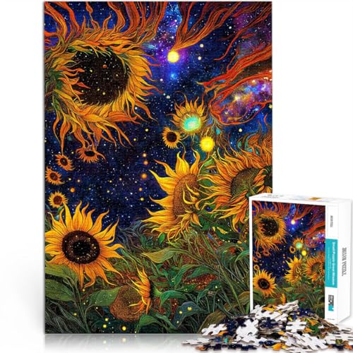 1000-teiliges Puzzle für Erwachsene Sonnenblumen-Kunst Lernspielzeug 26 x 38 cm Stressabbau Urlaub zu Hause Zeitvertreib für Teenager ab 14 Jahren 1000-teiliges Puzzle für Erwachsene Sonnenblumen-Kunst Lernspielzeug 26 x 38 cm Stressabbau Urlaub zu Hause Zeitvertreib für Teenager ab 14 Jahren von DLBHSG