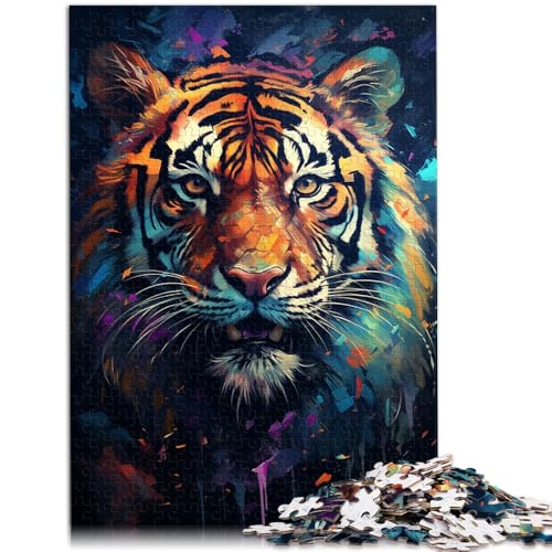 1000-teiliges Puzzle für Erwachsene Star Tiger Lernspiele Heimdekorationspuzzle 50 x 75 cm anspruchsvolles Spiel und Familienspiel von DLBHSG