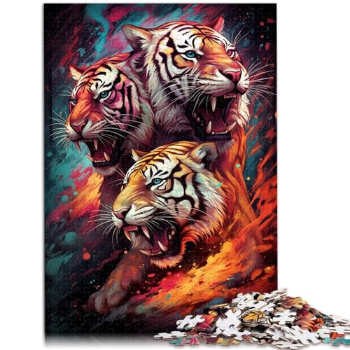 1000-teiliges Puzzle für Erwachsene Straßengraffiti-Tiger als Puzzle-Geschenk 50 x 75 cm Künstlersammlung bildende Kunst für Teenager ab 14 Jahren 1000-teiliges Puzzle für Erwachsene Straßengraffiti-Tiger als Puzzle-Geschenk 50 x 75 cm Künstlersammlung bildende Kunst für Teenager ab 14 Jahren von DLBHSG