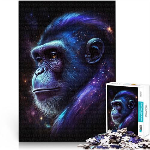 1000-teiliges Puzzle für Erwachsene Tier-Galaxie-AFFE Heimdekoration Puzzle 50 x 75 cm Stressabbau Urlaub zu Hause Zeit totschlagen 1000-teiliges Puzzle für Erwachsene Tier-Galaxie-AFFE Heimdekoration Puzzle 50 x 75 cm Stressabbau Urlaub zu Hause Zeit totschlagen von DLBHSG