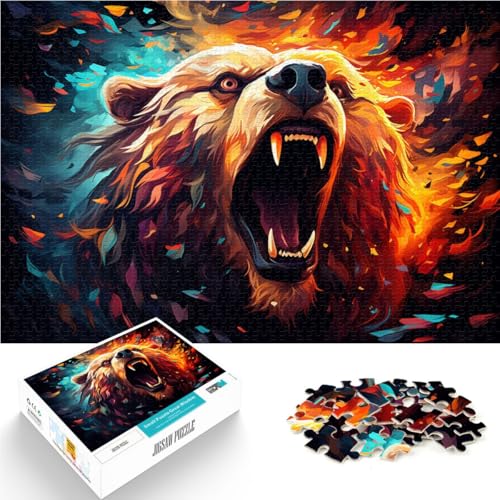 1000-teiliges Puzzle für Erwachsene Tier- und Bären-Kunst Spielzeug Denkspiel 26 x 38 cm anspruchsvolles Spiel und Familienspiel für Teenager ab 14 Jahren 1000-teiliges Puzzle für Erwachsene Tier- und Bären-Kunst Spielzeug Denkspiel 26 x 38 cm anspruchsvolles Spiel und Familienspiel für Teenager ab 14 Jahren von DLBHSG