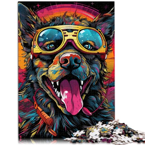 1000-teiliges Puzzle für Erwachsene Tier- und Hunde-Lernspiele Heimdekorationspuzzle 50 x 75 cm anspruchsvolles Spiel und Familienspiel von DLBHSG