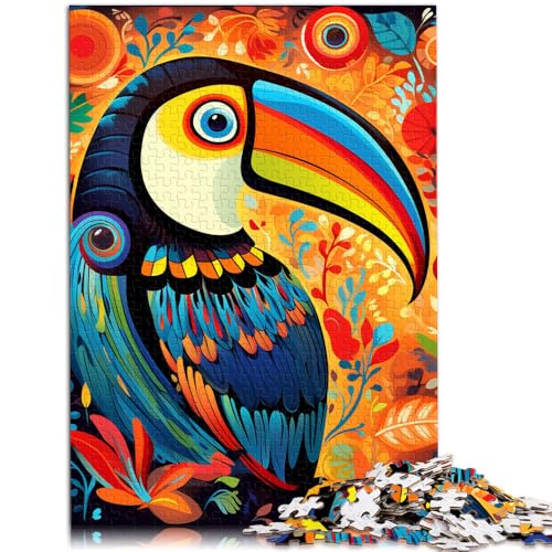 1000-teiliges Puzzle für Erwachsene Tierpuzzle mit Tukanen 50 x 75 cm Künstlersammlung bildende Kunst für Teenager ab 14 Jahren 1000-teiliges Puzzle für Erwachsene Tierpuzzle mit Tukanen 50 x 75 cm Künstlersammlung bildende Kunst für Teenager ab 14 Jahren von DLBHSG