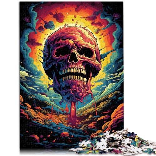 1000-teiliges Puzzle für Erwachsene Totenkopf-Puzzle Lernspiel Herausforderungsspielzeug 26 x 38 cm anspruchsvolles Spiel und Familienspiel 1000-teiliges Puzzle für Erwachsene Totenkopf-Puzzle Lernspiel Herausforderungsspielzeug 26 x 38 cm anspruchsvolles Spiel und Familienspiel von DLBHSG