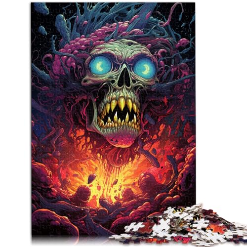 1000-teiliges Puzzle für Erwachsene Totenkopfkunst Lernspiele Heimdekoration Puzzle 50 x 75 cm anspruchsvolles Spiel und Familienspiel 1000-teiliges Puzzle für Erwachsene Totenkopfkunst Lernspiele Heimdekoration Puzzle 50 x 75 cm anspruchsvolles Spiel und Familienspiel von DLBHSG