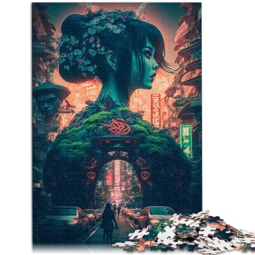 1000-teiliges Puzzle für Erwachsene Verde Chaotica Lernspielzeug 50 x 75 cm anspruchsvolles Spiel und Familienspiel für Kinder ab 14 Jahren von DLBHSG