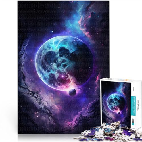 1000-teiliges Puzzle für Erwachsene Weltraumkunst Mond Denksportaufgabe 26 x 38 cm Geburtstagsgeschenk Geschenke Wandkunst für Kinder ab 14 Jahren 1000-teiliges Puzzle für Erwachsene Weltraumkunst Mond Denksportaufgabe 26 x 38 cm Geburtstagsgeschenk Geschenke Wandkunst für Kinder ab 14 Jahren von DLBHSG