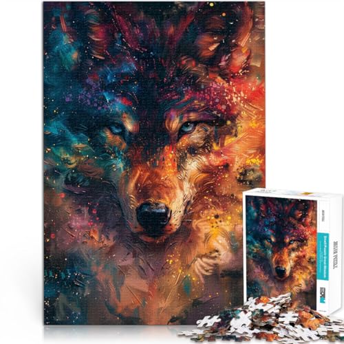 1000-teiliges Puzzle für Erwachsene Wölfe praktisches Spiel 26 x 38 cm Geschenke für Freunde und Familie für Teenager ab 14 Jahren 1000-teiliges Puzzle für Erwachsene Wölfe praktisches Spiel 26 x 38 cm Geschenke für Freunde und Familie für Teenager ab 14 Jahren von DLBHSG