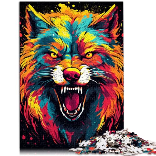 1000-teiliges Puzzle für Erwachsene Wolf Lernspielzeug 26 x 38 cm Spaß für Zuhause Geburtstagsgeschenk Reisegeschenk 1000-teiliges Puzzle für Erwachsene Wolf Lernspielzeug 26 x 38 cm Spaß für Zuhause Geburtstagsgeschenk Reisegeschenk von DLBHSG