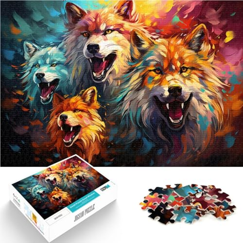 1000-teiliges Puzzle für Erwachsene Wolf-Quizspiel 26 x 38 cm anspruchsvoll Aber unterhaltsam und humorvoll für Teenager ab 14 Jahren 1000-teiliges Puzzle für Erwachsene Wolf-Quizspiel 26 x 38 cm anspruchsvoll Aber unterhaltsam und humorvoll für Teenager ab 14 Jahren von DLBHSG