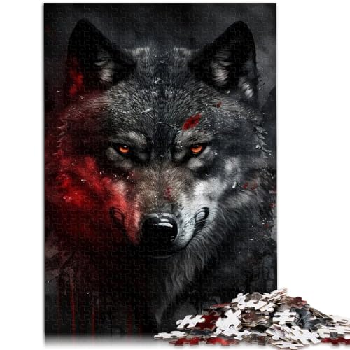 1000-teiliges Puzzle für Erwachsene Wolf-Quizspiel 26 x 38 cm lustige Aktivitäten zu Hause Geburtstagsgeschenk Reisegeschenk für 14-Jährige 1000-teiliges Puzzle für Erwachsene Wolf-Quizspiel 26 x 38 cm lustige Aktivitäten zu Hause Geburtstagsgeschenk Reisegeschenk für 14-Jährige von DLBHSG