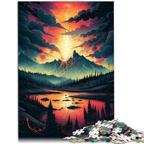 1000-teiliges Puzzle für Erwachsene Yellowstone-Nationalpark USA Lernspielzeug 50 x 75 cm geeignet als Schreibtischdekoration 1000-teiliges Puzzle für Erwachsene Yellowstone-Nationalpark USA Lernspielzeug 50 x 75 cm geeignet als Schreibtischdekoration von DLBHSG