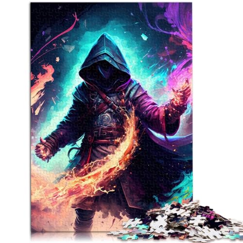 1000-teiliges Puzzle für Erwachsene Zauberer Hexenmeister Magier Lernspielzeug 50 x 75 cm einzigartige Heimdekoration und Geschenke für Teenager ab 14 Jahren von DLBHSG