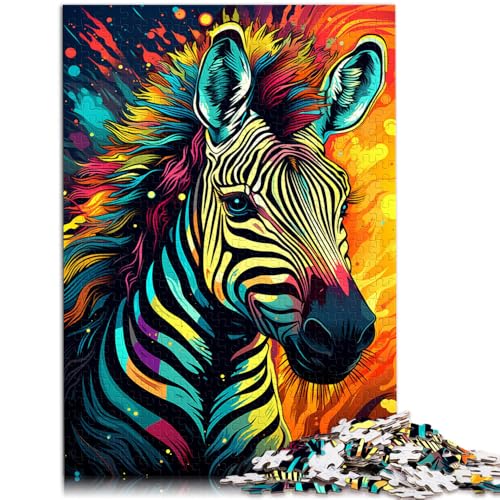 1000-teiliges Puzzle für Erwachsene Zebra-Denkspiel 50 x 75 cm anspruchsvoll zu vervollständigen Aber lustig und humorvoll für 14-Jährige von DLBHSG