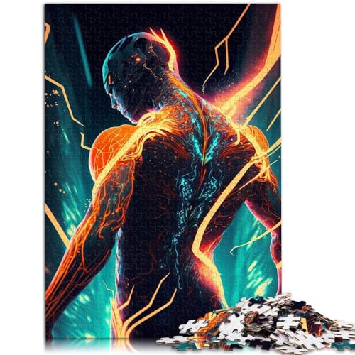 1000-teiliges Puzzle für Erwachsene Zeitreise DIY-Puzzle-Spielzeug 50 x 75 cm. Helfen Sie dem Gehirn süchtig machendes Spielzeug zu trainieren und Geduld zu fördern von DLBHSG