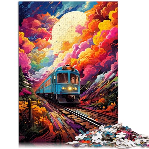 1000-teiliges Puzzle für Erwachsene Zug-Lernpuzzle 50 x 75 cm ganze Familie von DLBHSG