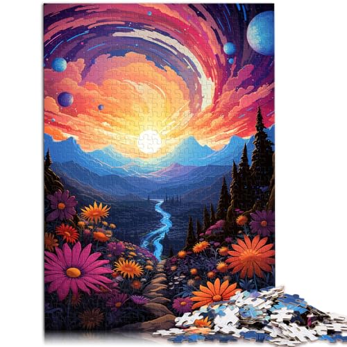 1000-teiliges Puzzle für Erwachsene ätherische Landschaften Puzzle für Lernspiele Herausforderungsspielzeug 50 x 75 cm Geschenke für Freunde und Familie von DLBHSG