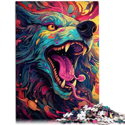 1000-teiliges Puzzle für Erwachsene böser Hund Entspannungsspiele 26 x 38 cm mit vollständig ineinander greifenden zufällig geformten Teilen für Teenager ab 14 Jahren 1000-teiliges Puzzle für Erwachsene böser Hund Entspannungsspiele 26 x 38 cm mit vollständig ineinander greifenden zufällig geformten Teilen für Teenager ab 14 Jahren von DLBHSG