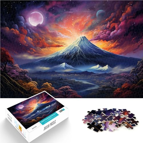 1000-teiliges Puzzle für Erwachsene bunter Berg Fuji für Puzzle-Geschenke 50 x 75 cm ganze Familie 1000-teiliges Puzzle für Erwachsene bunter Berg Fuji für Puzzle-Geschenke 50 x 75 cm ganze Familie von DLBHSG