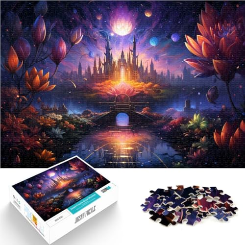 1000-teiliges Puzzle für Erwachsene buntes Lotus-Puzzle Lernspiele 50 x 75 cm Lernspiel für Geburtstag Weihnachten für Kinder ab 14 Jahren 1000-teiliges Puzzle für Erwachsene buntes Lotus-Puzzle Lernspiele 50 x 75 cm Lernspiel für Geburtstag Weihnachten für Kinder ab 14 Jahren von DLBHSG