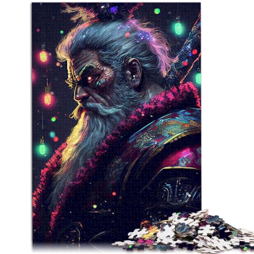 1000-teiliges Puzzle für Erwachsene buntes Samurai-Spielzeug Denkspiel 26 x 38 cm zum Stressabbau schwierige Herausforderung für 14-Jährige von DLBHSG