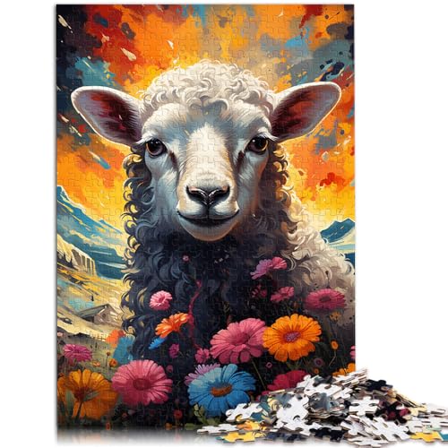1000-teiliges Puzzle für Erwachsene buntes süßes Schaf Quizspiel 26 x 38 cm geeignet als Schreibtischdekoration für Teenager ab 14 Jahren 1000-teiliges Puzzle für Erwachsene buntes süßes Schaf Quizspiel 26 x 38 cm geeignet als Schreibtischdekoration für Teenager ab 14 Jahren von DLBHSG