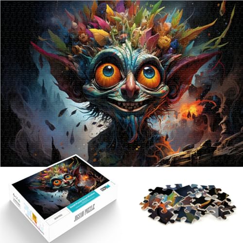 1000-teiliges Puzzle für Erwachsene clevere Elfenkobolde Lernspielzeug 50 x 75 cm ganze Familie von DLBHSG