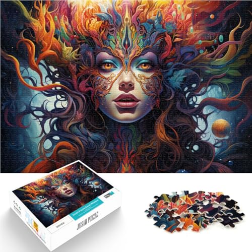 1000-teiliges Puzzle für Erwachsene farbenfrohe künstlerische Figuren Entspannungsspiele 50 x 75 cm tolles Geschenk für die ganze Familie für 14-Jährige 1000-teiliges Puzzle für Erwachsene farbenfrohe künstlerische Figuren Entspannungsspiele 50 x 75 cm tolles Geschenk für die ganze Familie für 14-Jährige von DLBHSG