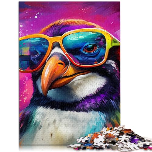 1000-teiliges Puzzle für Erwachsene farbenfroher Pinguin Lernspiele Heimdekoration Puzzle 26 x 38 cm fördert die Liebe zwischen Paaren 1000-teiliges Puzzle für Erwachsene farbenfroher Pinguin Lernspiele Heimdekoration Puzzle 26 x 38 cm fördert die Liebe zwischen Paaren von DLBHSG