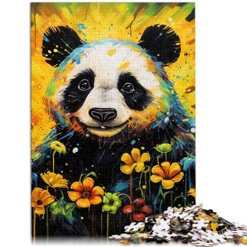1000-teiliges Puzzle für Erwachsene farbenfrohes Tierpanda Familienunterhaltungsspielzeug 26 x 38 cm zum Stressabbau schwierige Herausforderung 1000-teiliges Puzzle für Erwachsene farbenfrohes Tierpanda Familienunterhaltungsspielzeug 26 x 38 cm zum Stressabbau schwierige Herausforderung von DLBHSG