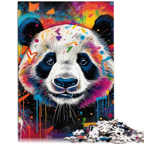 1000-teiliges Puzzle für Erwachsene farbenfrohes Tierpanda-Lernpuzzle 26 x 38 cm Lernspiel für Geburtstag Weihnachten 1000-teiliges Puzzle für Erwachsene farbenfrohes Tierpanda-Lernpuzzle 26 x 38 cm Lernspiel für Geburtstag Weihnachten von DLBHSG