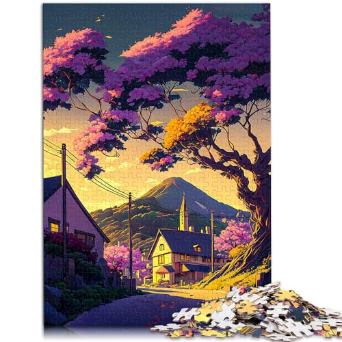 1000-teiliges Puzzle für Erwachsene im japanischen Stil Handgeschwindigkeitswettbewerb 50 x 75 cm Geburtstagsgeschenk Geschenke Wandkunst für Teenager ab 14 Jahren von DLBHSG