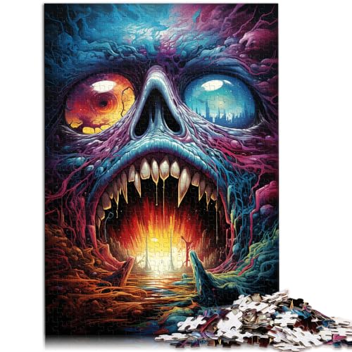 1000-teiliges Puzzle für Erwachsene kosmische Monster Quizspiel 50 x 75 cm geeignet als Schreibtischdekoration für Teenager ab 14 Jahren von DLBHSG