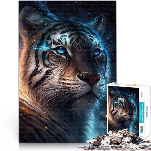 1000-teiliges Puzzle für Erwachsene kosmischer Tiertiger Lernspiele Heimdekoration Puzzle 50 x 75 cm Lernspiel für Geburtstag Weihnachten 1000-teiliges Puzzle für Erwachsene kosmischer Tiertiger Lernspiele Heimdekoration Puzzle 50 x 75 cm Lernspiel für Geburtstag Weihnachten von DLBHSG