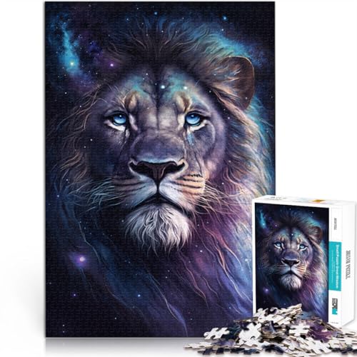 1000-teiliges Puzzle für Erwachsene kosmisches Galaxie-Löwe-Quizspiel 26 x 38 cm geeignet als Schreibtischdekoration für Teenager ab 14 Jahren 1000-teiliges Puzzle für Erwachsene kosmisches Galaxie-Löwe-Quizspiel 26 x 38 cm geeignet als Schreibtischdekoration für Teenager ab 14 Jahren von DLBHSG