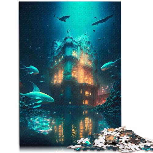 1000-teiliges Puzzle für Erwachsene lustige Unterwasserstadt-Spiele 50 x 75 cm anspruchsvolles Spiel und Familienspiel für Teenager ab 14 Jahren 1000-teiliges Puzzle für Erwachsene lustige Unterwasserstadt-Spiele 50 x 75 cm anspruchsvolles Spiel und Familienspiel für Teenager ab 14 Jahren von DLBHSG