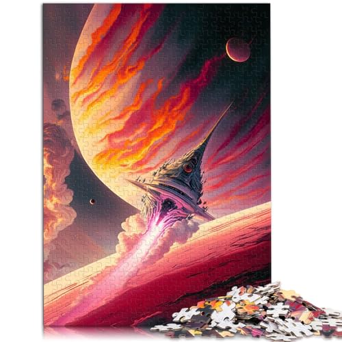 1000-teiliges Puzzle für Erwachsene schöne Weltraumlandschaft Lernspiel Herausforderungsspielzeug 50 x 75 cm Lernspiel für Geburtstag Weihnachten 1000-teiliges Puzzle für Erwachsene schöne Weltraumlandschaft Lernspiel Herausforderungsspielzeug 50 x 75 cm Lernspiel für Geburtstag Weihnachten von DLBHSG