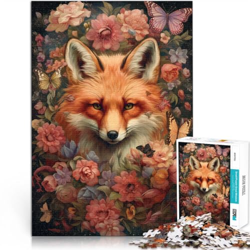 1000-teiliges Puzzle für Erwachsene süßer Kunstfuchs Lernspielzeug 26 x 38 cm einzigartige Heimdekoration und Geschenke für Teenager ab 14 Jahren 1000-teiliges Puzzle für Erwachsene süßer Kunstfuchs Lernspielzeug 26 x 38 cm einzigartige Heimdekoration und Geschenke für Teenager ab 14 Jahren von DLBHSG