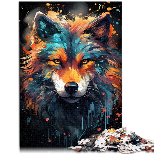 1000-teiliges Puzzle für Erwachsene von Smokey Wolf Stressabbau-Spielzeug 50 x 75 cm geeignet als Schreibtischdekoration für Teenager ab 14 Jahren 1000-teiliges Puzzle für Erwachsene von Smokey Wolf Stressabbau-Spielzeug 50 x 75 cm geeignet als Schreibtischdekoration für Teenager ab 14 Jahren von DLBHSG